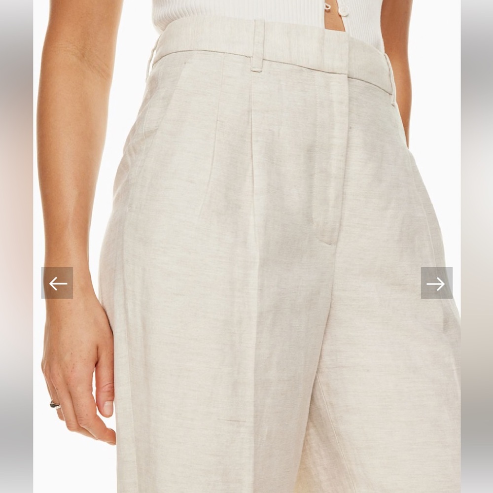 Aritzia Wilfred Linen Effortless Pant